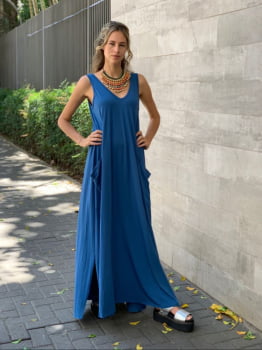 Vestido Ariela Azul 